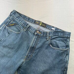 Ariat Men's Rebar M5 Denim Jeans 38x36 Workwear Casual Straight Dura Stretch